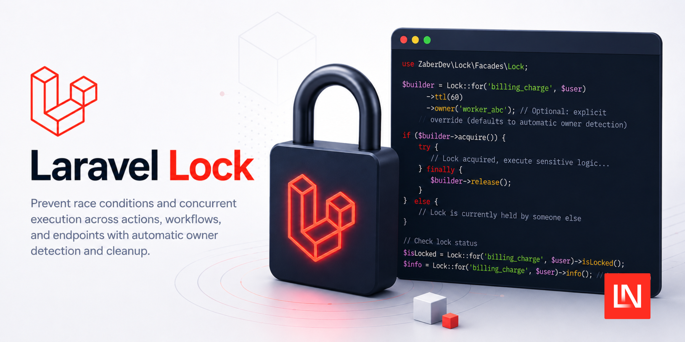 Laravel Lock: Distributed Locks for Models and Routes