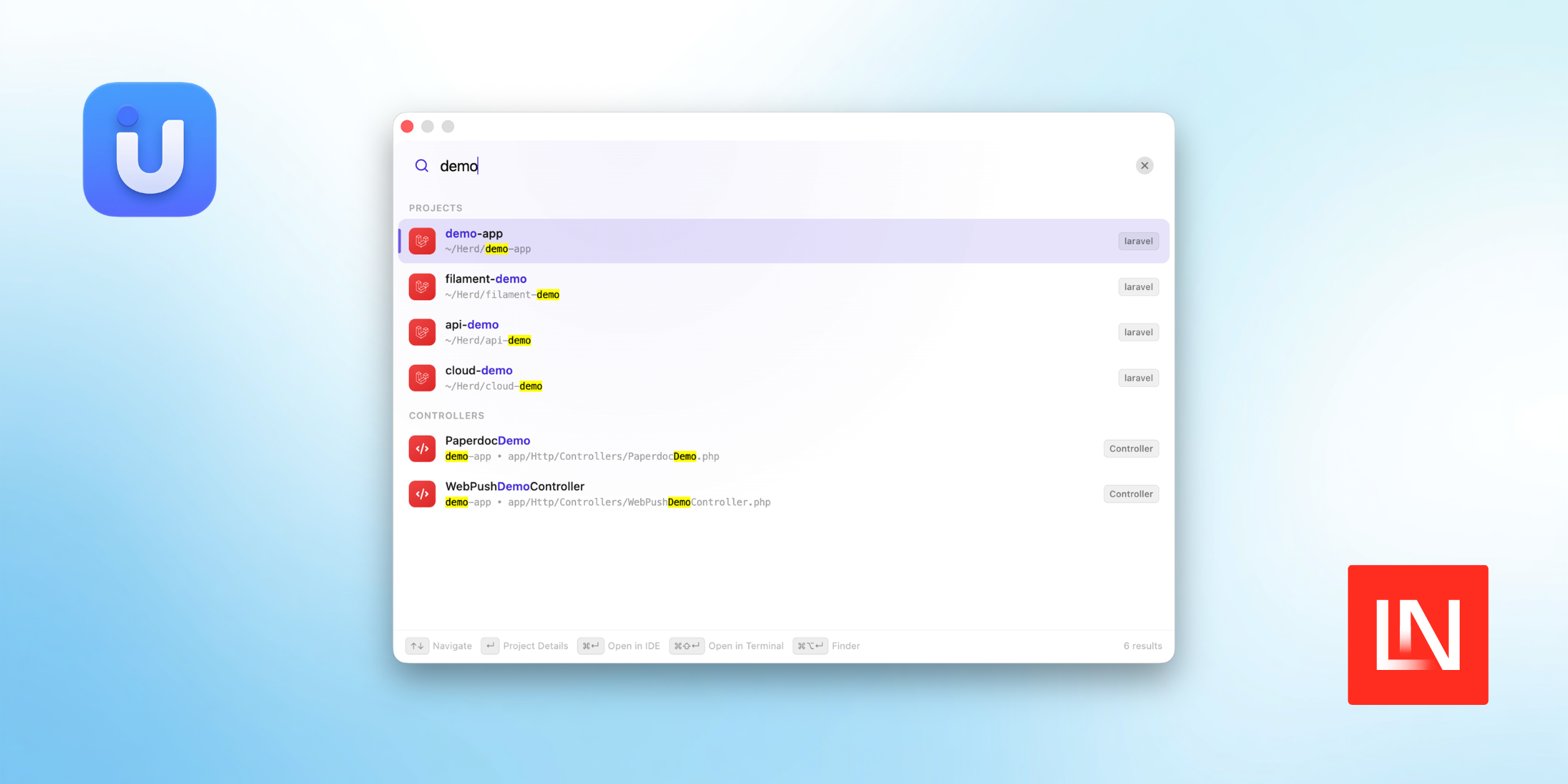 Uvora: A macOS Menu Bar App for Finding Laravel Projects