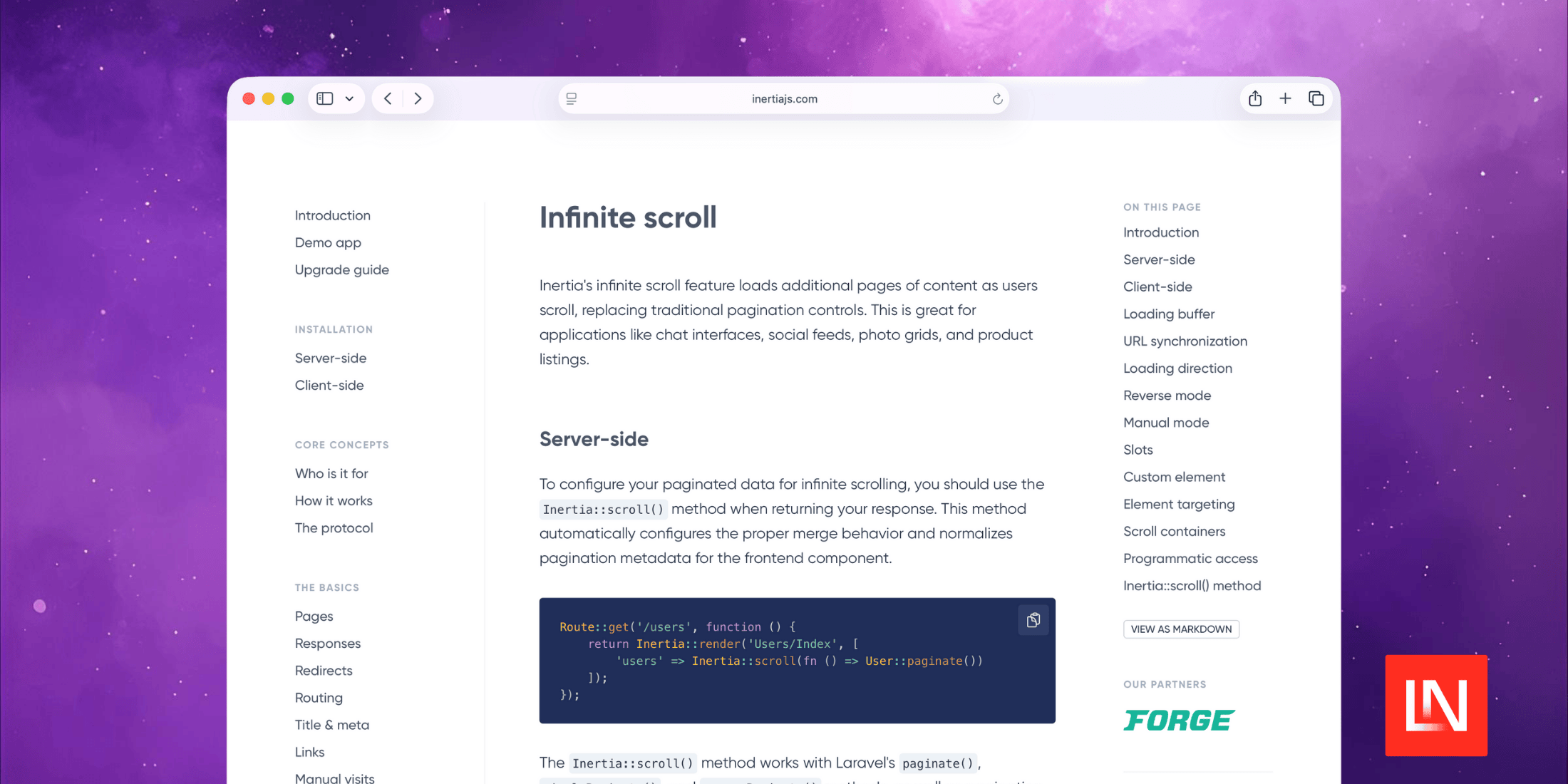 Infinite Scroll in Inertia v2.2 - Laravel News