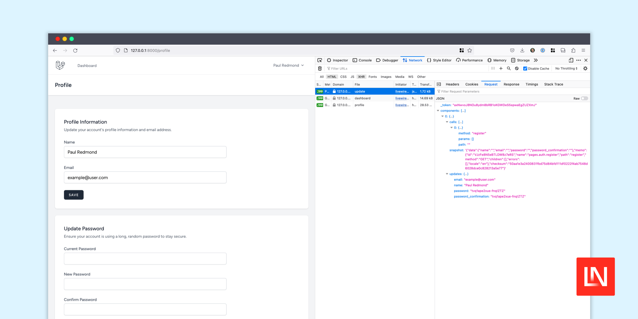 Volt Class Api Laravel Breeze with Volt Functional API