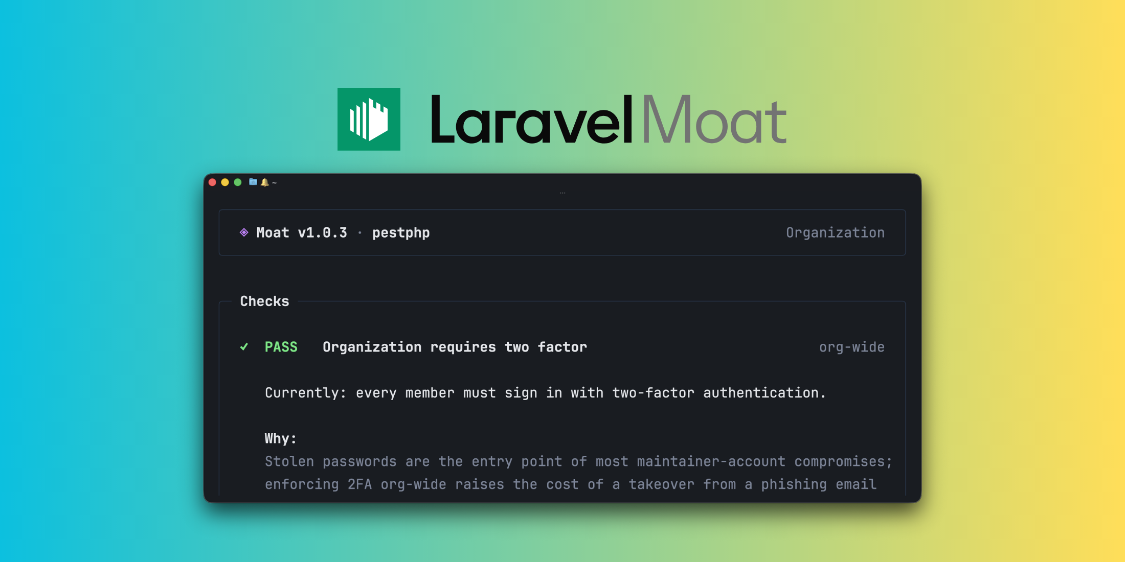 Moat: A Security Review for Your GitHub Account