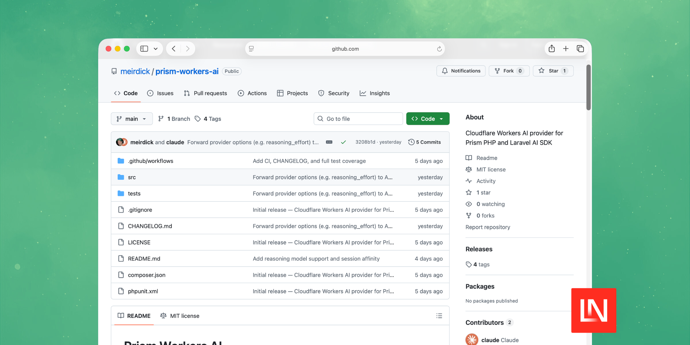 Prism Workers AI — A Cloudflare Workers AI Provider for Prism PHP