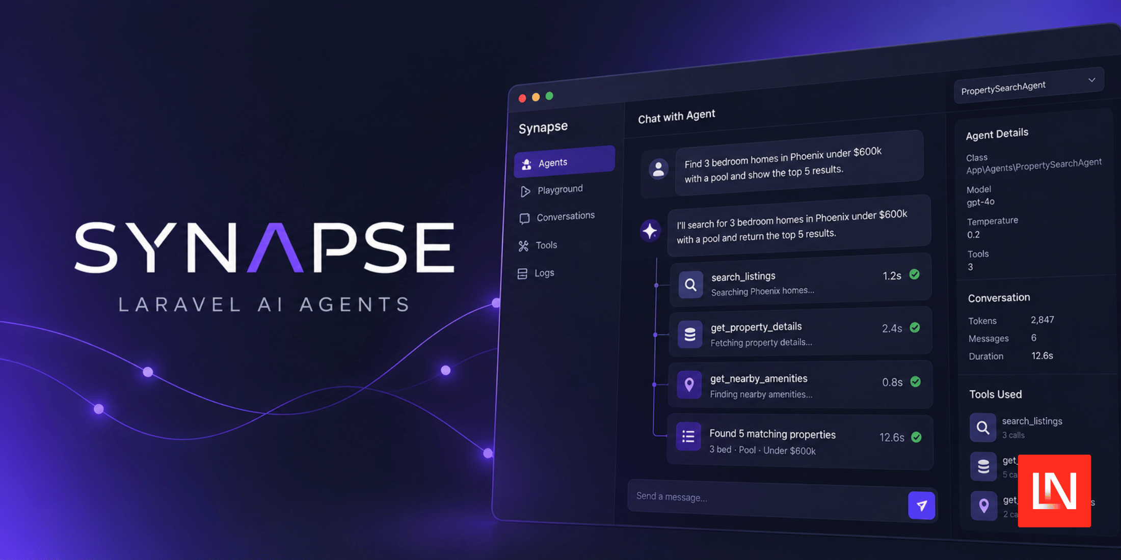 Synapse: A Dev Dashboard for Laravel AI SDK Agents