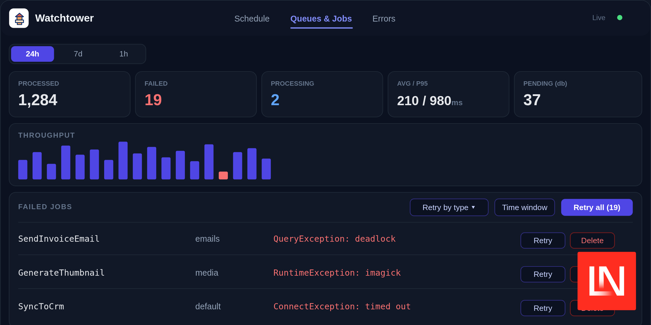 Monitor and Control Schedules, Queues, and Errors in Laravel with Watchtower