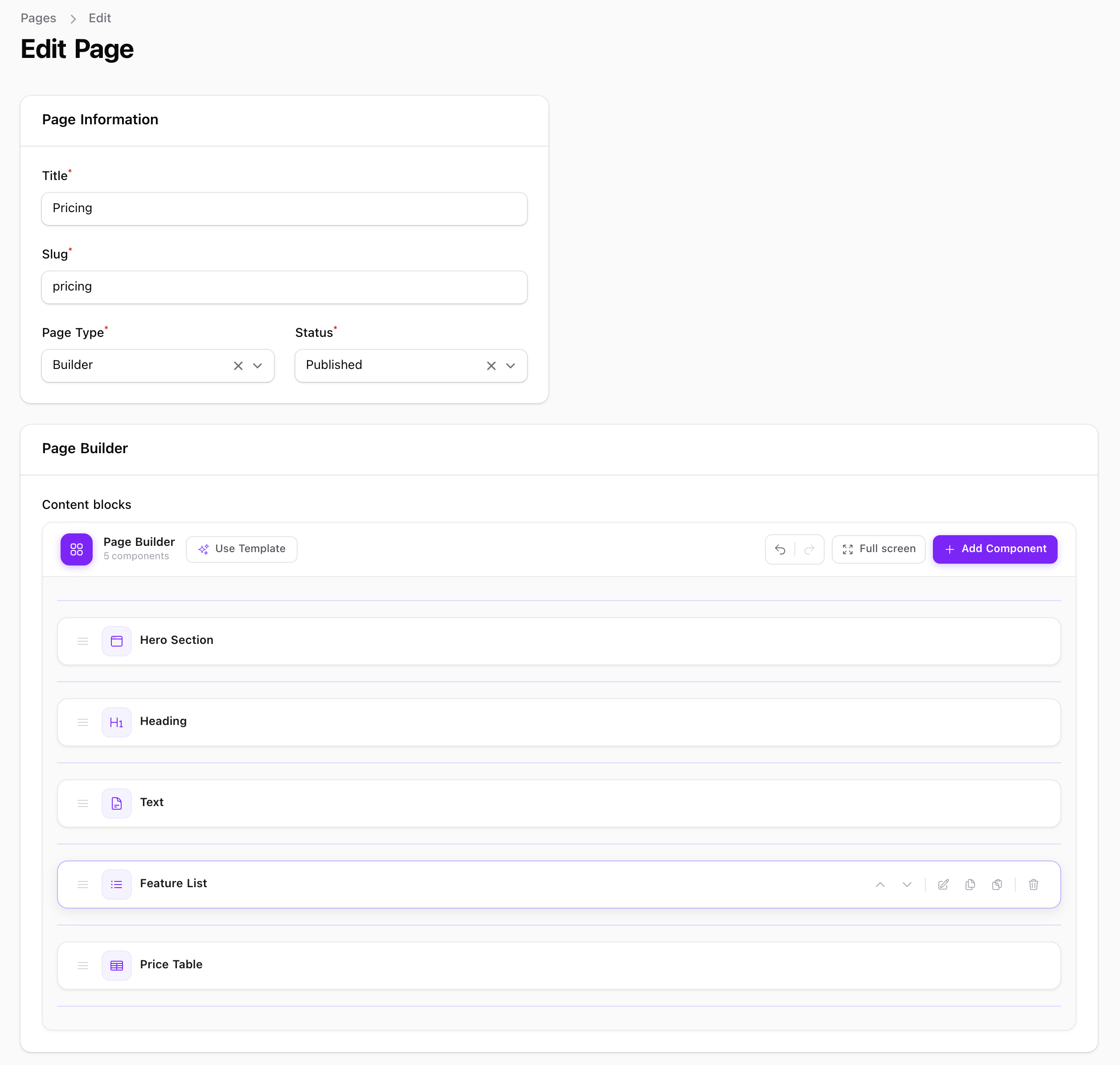 MKSine Page Builder