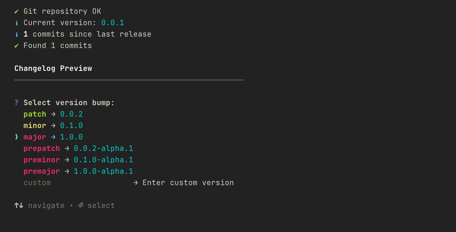shipmark release command