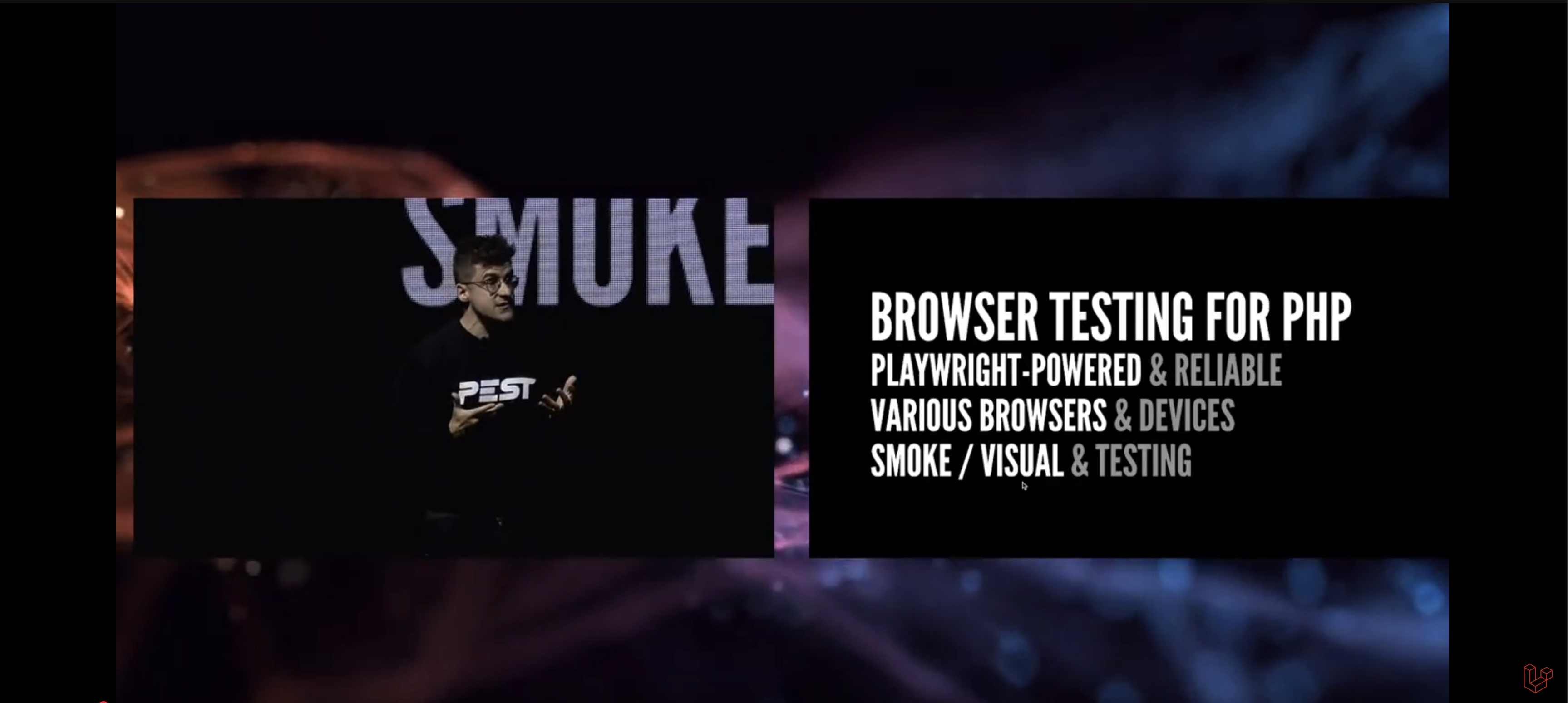Nuno apresenta testes de navegador para Pest v4
