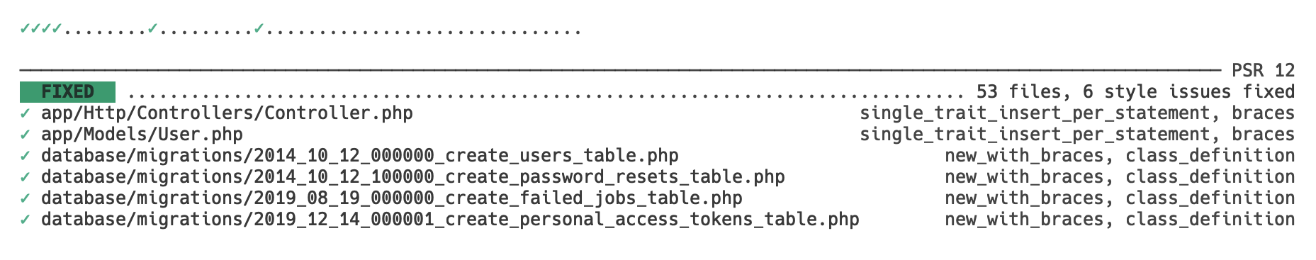 laravel pint